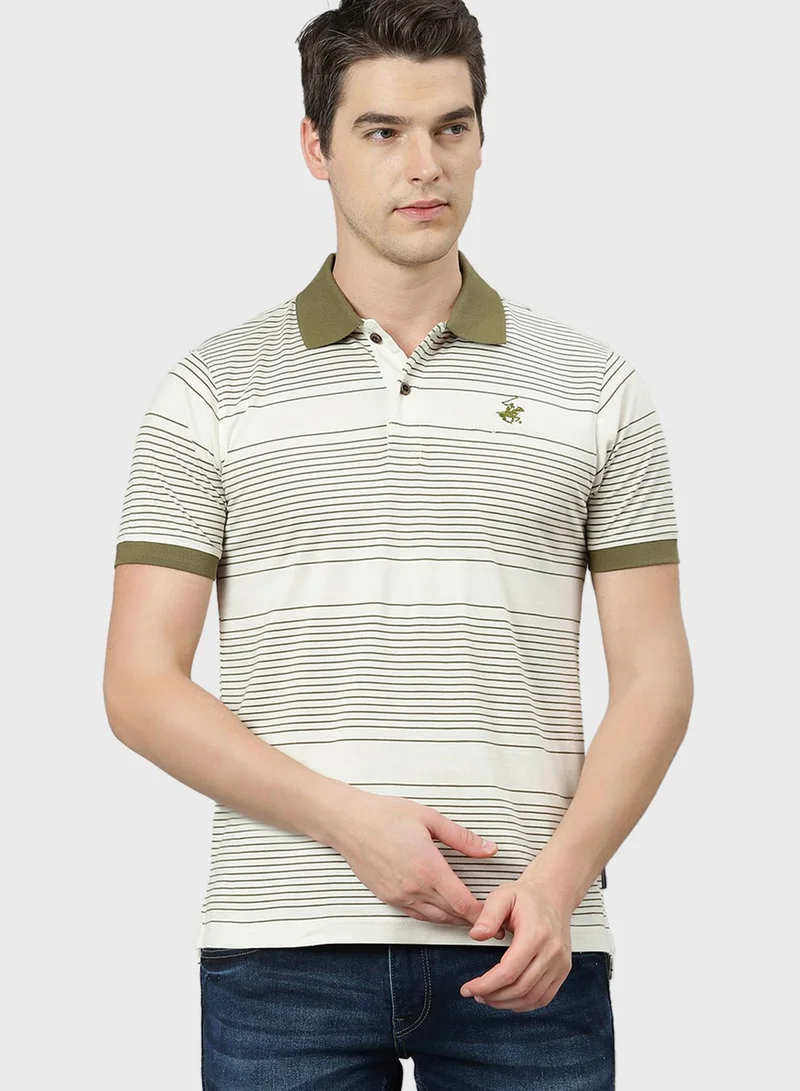 bhpoloclub Stripe Polo