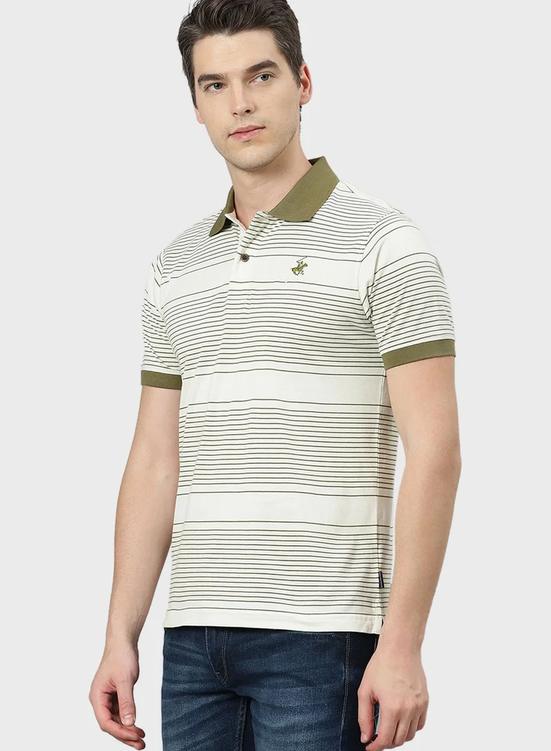 bhpoloclub Stripe Polo
