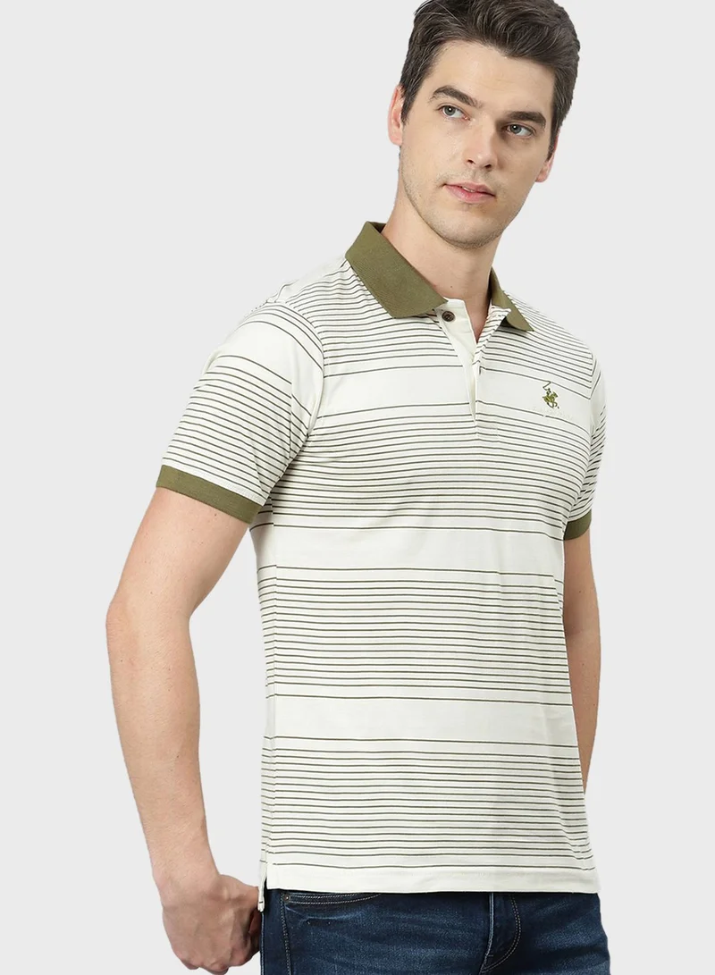 bhpoloclub Stripe Polo