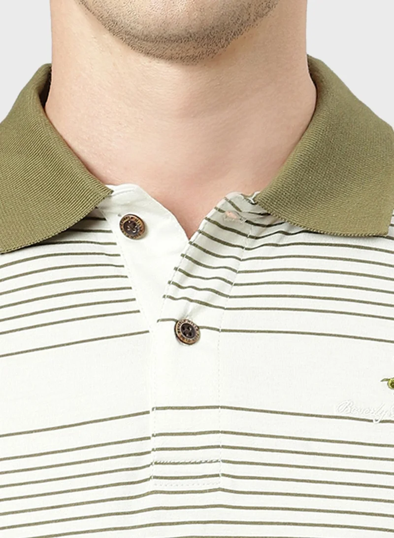 bhpoloclub Stripe Polo