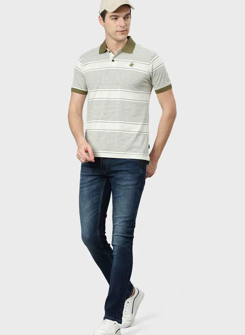bhpoloclub Stripe Polo