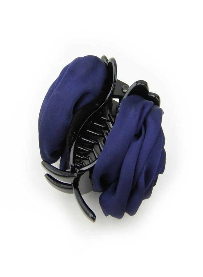 Meilliwish Flower Cloth Beautiful Hair Claw Clip for Women 1 PCS(D67)(Blue) - Image 3