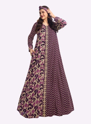 Sara Arabia Bi-Patterned Jalabiya - pzsku/ZB1B4033DDE944370FFCAZ/45/1749478395/ec44b294-5f36-450f-9a73-aa77dee64aa5