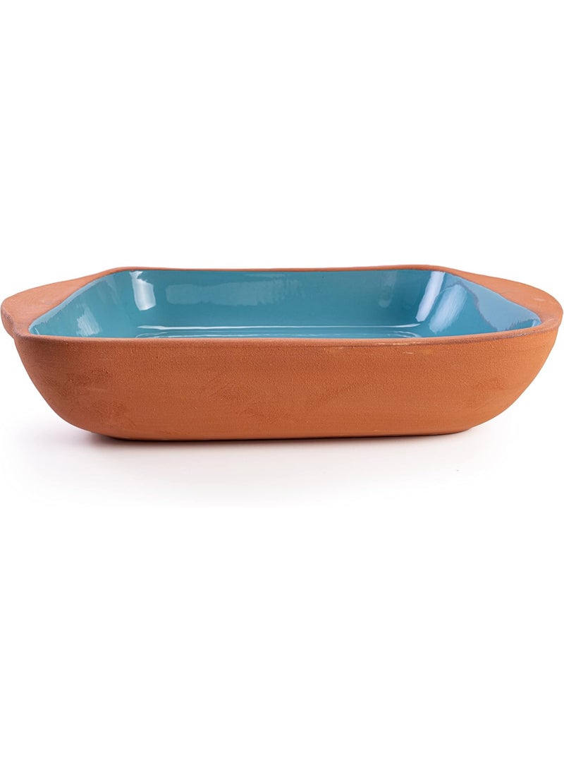 لوكسيول أواني طينية بيضاوية ومستطيلة من LuksYol – يدوية الصنع في تركيا من طين طبيعي غير مطلي – آمنة للفرن والميكروويف وغسالة الصحون – مثالية للطهي وتقديم الأطباق الرئيسية مثل السمك، الباستا، اللحوم، الطواجن – ١٠٠٪ صديقة للبيئة وخالية من BPA والمواد الكيميائية – صنعت بفن تركي تقليدي – متوفرة بألوان بني، أخضر، أزرق، طبيعي غير مطلي – بأبعاد متعددة: أوعية مستديرة ٣٠×٧٫٥×٣٠ سم وصوانٍ مستطيلة بمقاسات ٣٣×٨ سم، ٣٠×٧ سم، ٢٢×٧ سم، ٢٨×٨ سم، ٣٢×٩ سم – متينة وخالية من الكسر – تضفي جمالية ريفية ونكهة صحية على مائدتك – تغليف صديق للبيئة وجاهزة كهدايا للمنزل أو العائلة – مجموعة لوكس يول الفاخرة لاختيارك لمناسبات العشاء العائلية والاستضافة الأنيقة - Image 4