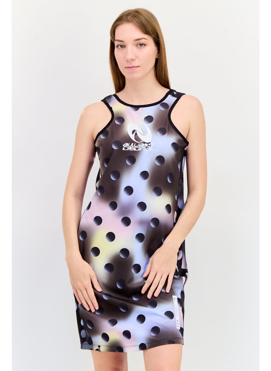 adidas Originals Women Plus Size Sleeveless Outdoor Dress, Multicolor  - Image 1