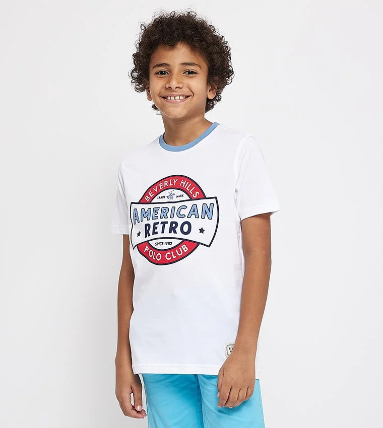 Printed Crew Neck T-Shirt