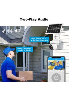 Generic 4G LTE Cellular Security Camera Wireless Outdoor Camera, Battery Powered with 7Watt Solar Panel,4MPHD, Two-way Audio,Night Color, FIR Human Detection,Ultra Low Power,Support SD Card  - Image 5
