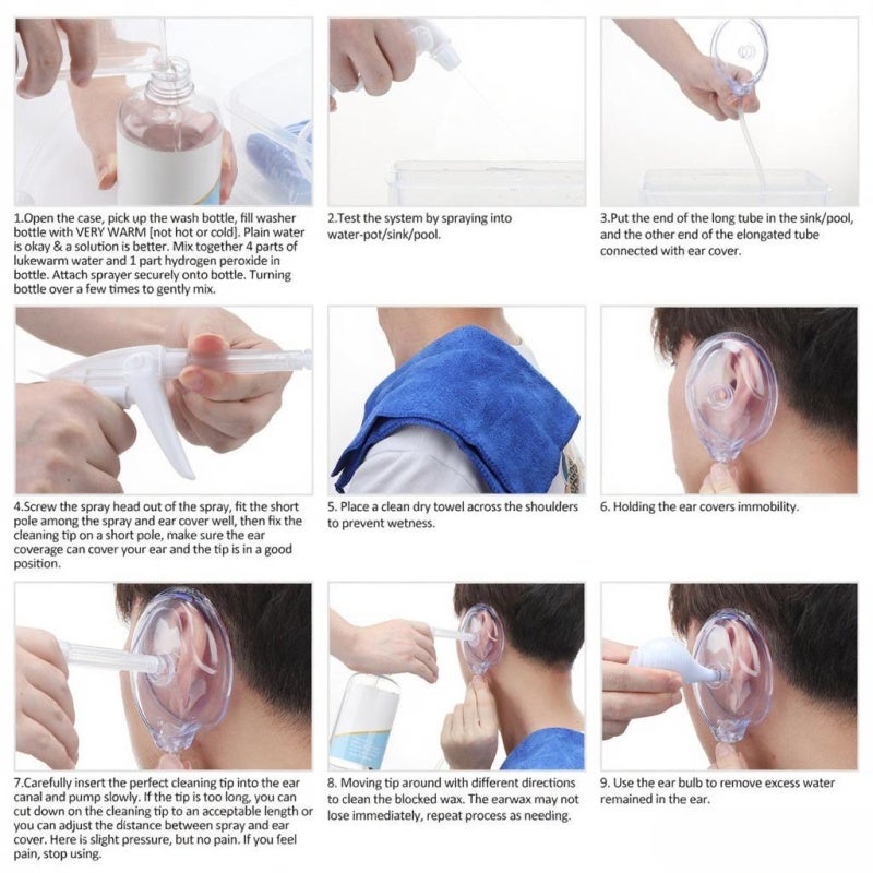 HailiCare Earwax Removal Kit Safe Comfortable Water Washing - Earwax Removal Tools for Effective Ear Cleaning - Image 5