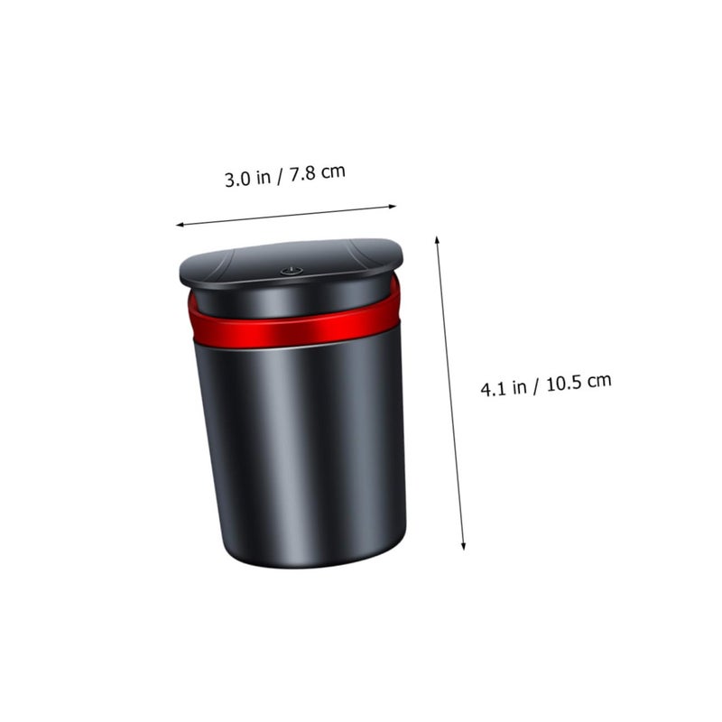 Red Portable Outdoor Car Ashtray With Lid Cigarette Ash Holder For Smokers - Image 3