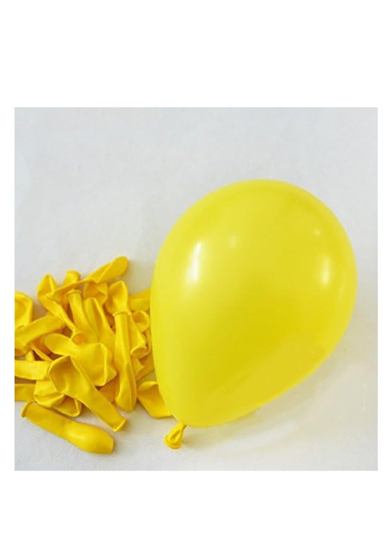 سيمبرتكس بالونات لاتكس متنوعة الألوان بالونات نابضة بالحياة بألوان مختلفة مثالية لأعياد الميلاد والحفلات وحفلات الزفاف والاحتفالات متينة وسهلة النفخ لتزيين المناسبات الممتعة (أصفر عسلي) - Image 2