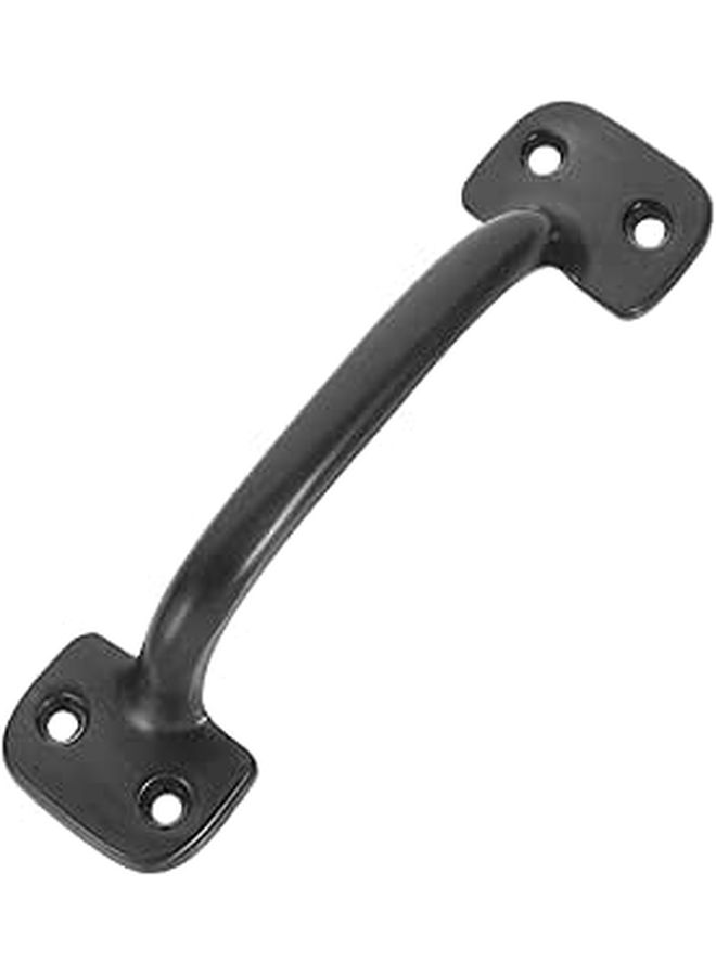 Black Bow Shaped Cabinet Door Pull Handle 101mm Hole Center Modern Kitchen Wardrobe Drawer Hardware - Image 1
