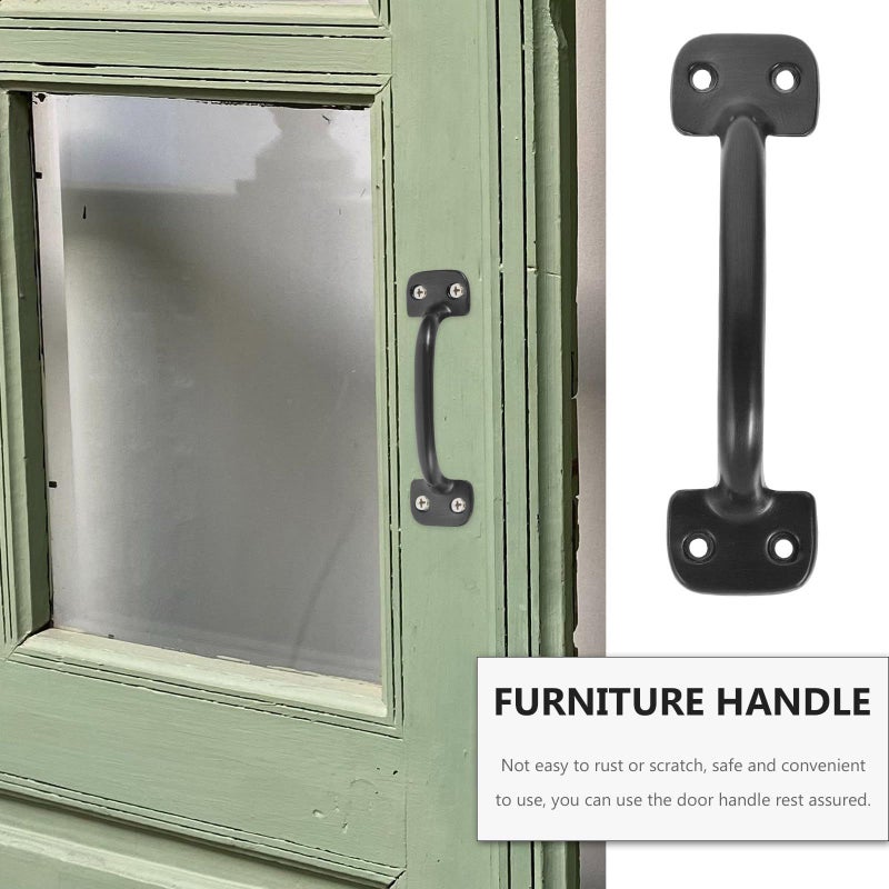 Black Bow Shaped Cabinet Door Pull Handle 101mm Hole Center Modern Kitchen Wardrobe Drawer Hardware - Image 5