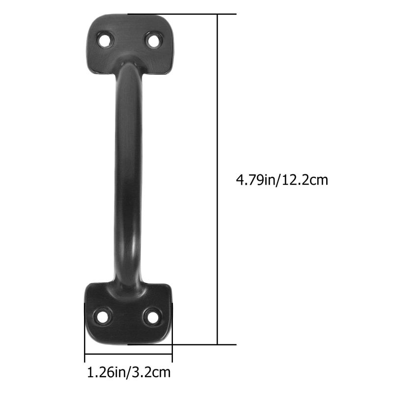 Black Bow Shaped Cabinet Door Pull Handle 101mm Hole Center Modern Kitchen Wardrobe Drawer Hardware - Image 3