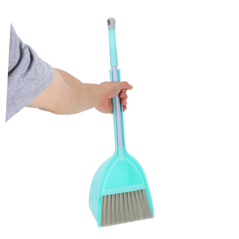 Mini Broom And Dustpan Set For Kids Early Learning Cleaning Tool Blue - Image 4