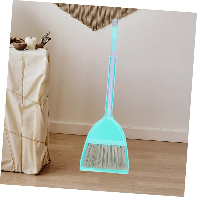 Mini Broom And Dustpan Set For Kids Early Learning Cleaning Tool Blue - Image 5