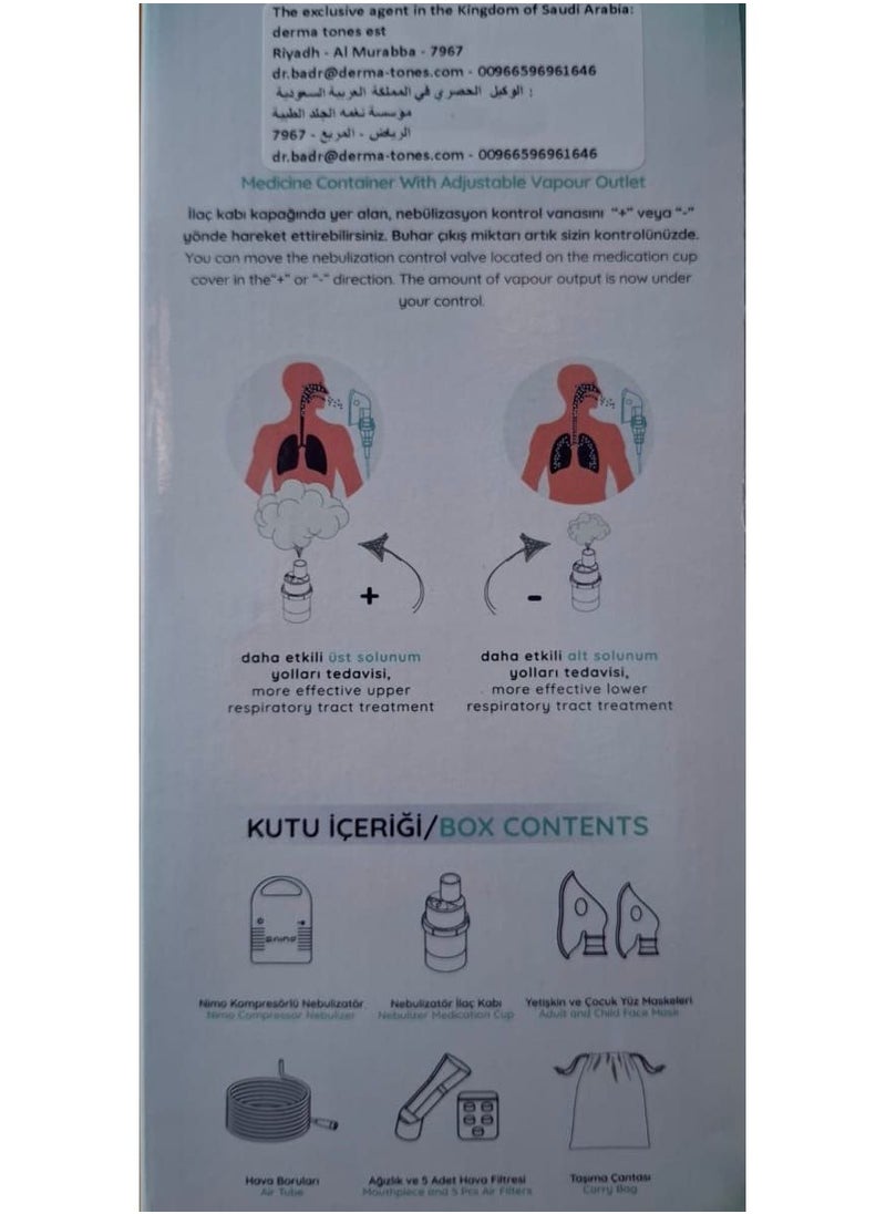 Nimo - NEBULIZER Vapor Spray for Breathing Device-NIMO _ HNK-NBL-MN Model - Image 1