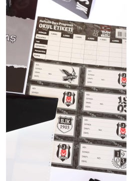 Beşiktaş New Season Licensed Kindergarten Bag and 15 Piece Stationery and School Set  - Image 5