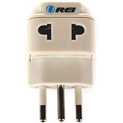 OREI India to Brazil (Type N) Travel Adapter Plug - 2 in 1 - CE Certified - RoHS Compliant - White Color (DB-11C) - Image 3