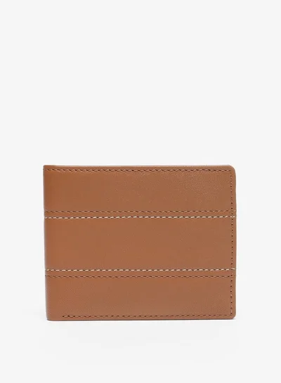 ال بي ال من شو اكسبرس Men's Solid Bi-Fold Cardholder