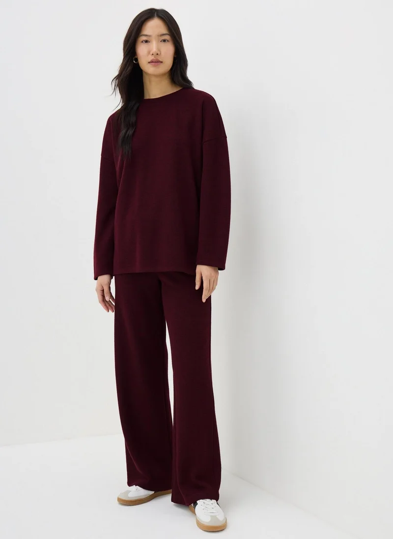 Matalan Burgundy Soft Touch Top