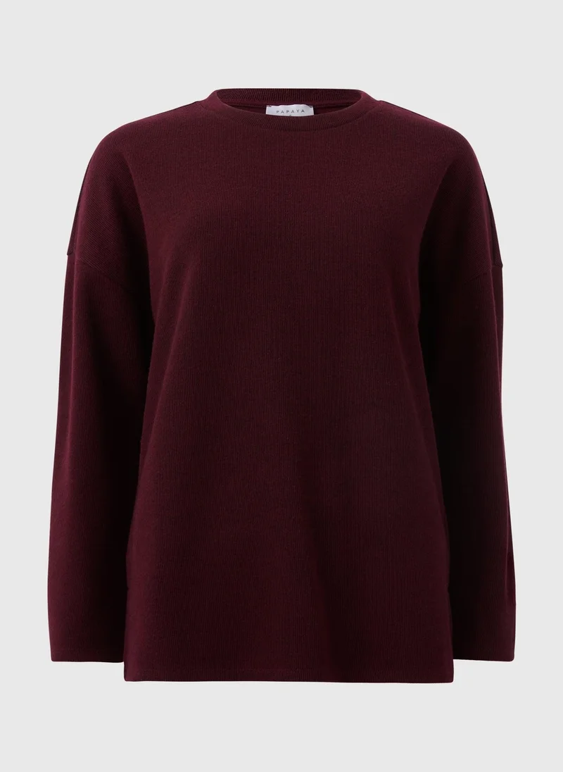 Matalan Burgundy Soft Touch Top