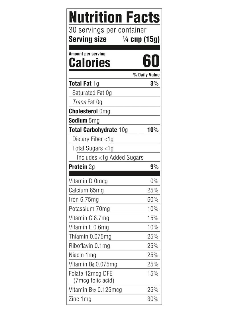 Gerber - Baby Cereal 1St Foods Grain & Grow Oatmeal 454 G - Image 1