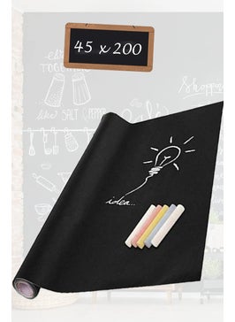 Adhesive Writing Board 45X200CM Erasable Chalkboard Smart Paper Board with Colored Chalk Gift - pzsku/ZB1B4F3E3D4F12BAC4038Z/45/_/1725725972/416dcd74-c279-48f7-abee-beeca93863ca