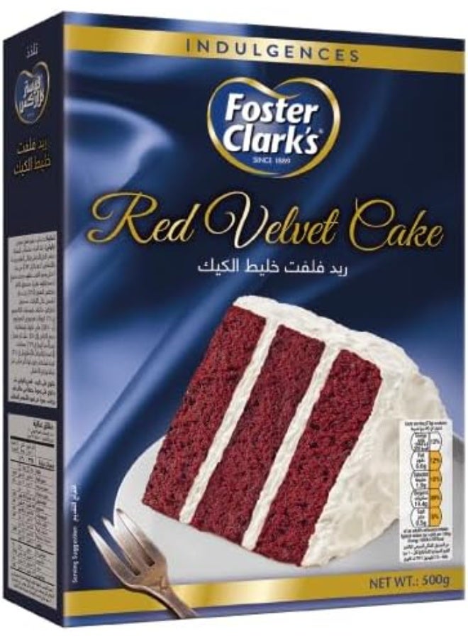 Foster Clark's Red Velvet Cake Mix 500G - Image 1