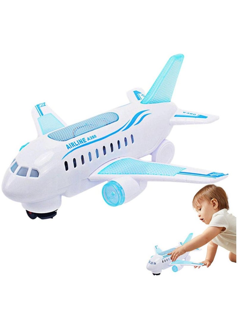 Toy Box - Battery Operated Plane Toy With Flashing Light And Music For Kids - Image 1