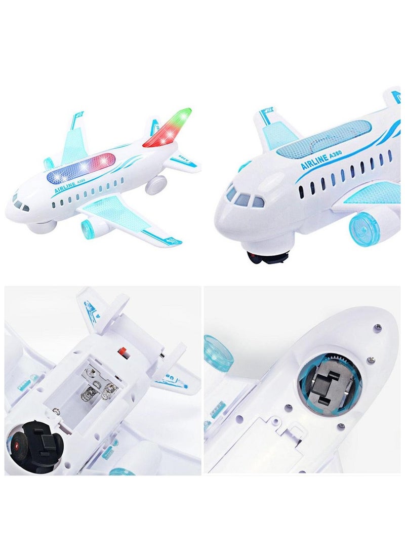 Toy Box - Battery Operated Plane Toy With Flashing Light And Music For Kids - Image 1