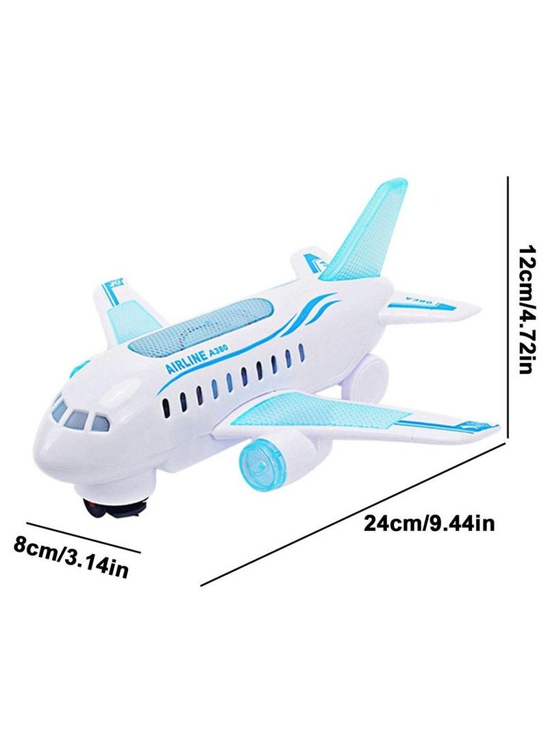Toy Box - Battery Operated Plane Toy With Flashing Light And Music For Kids - Image 1