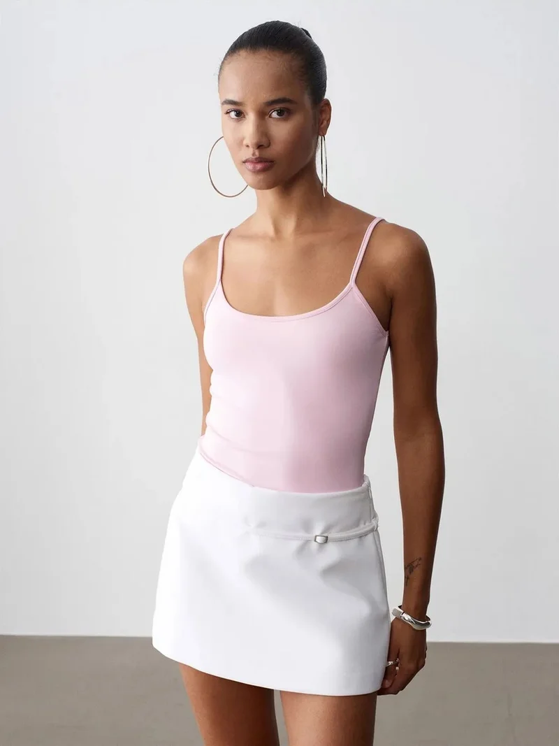 ديلفين Dilvin Slim Fit Sleeveless Cami Blouse