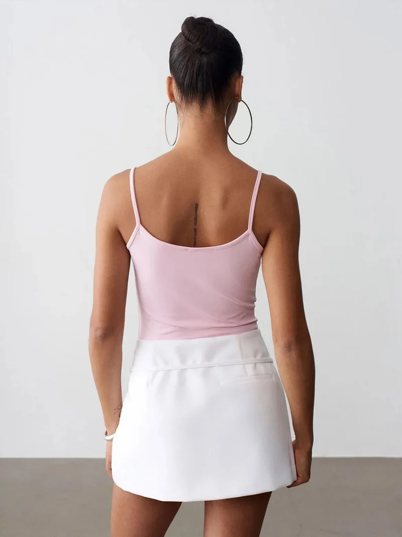 ديلفين Dilvin Slim Fit Sleeveless Cami Blouse