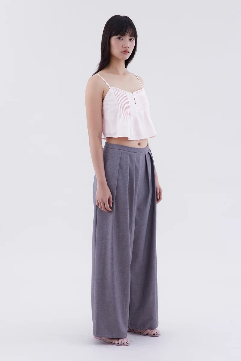 The Editor's Market Sherley Pin-Tuck Cami Top