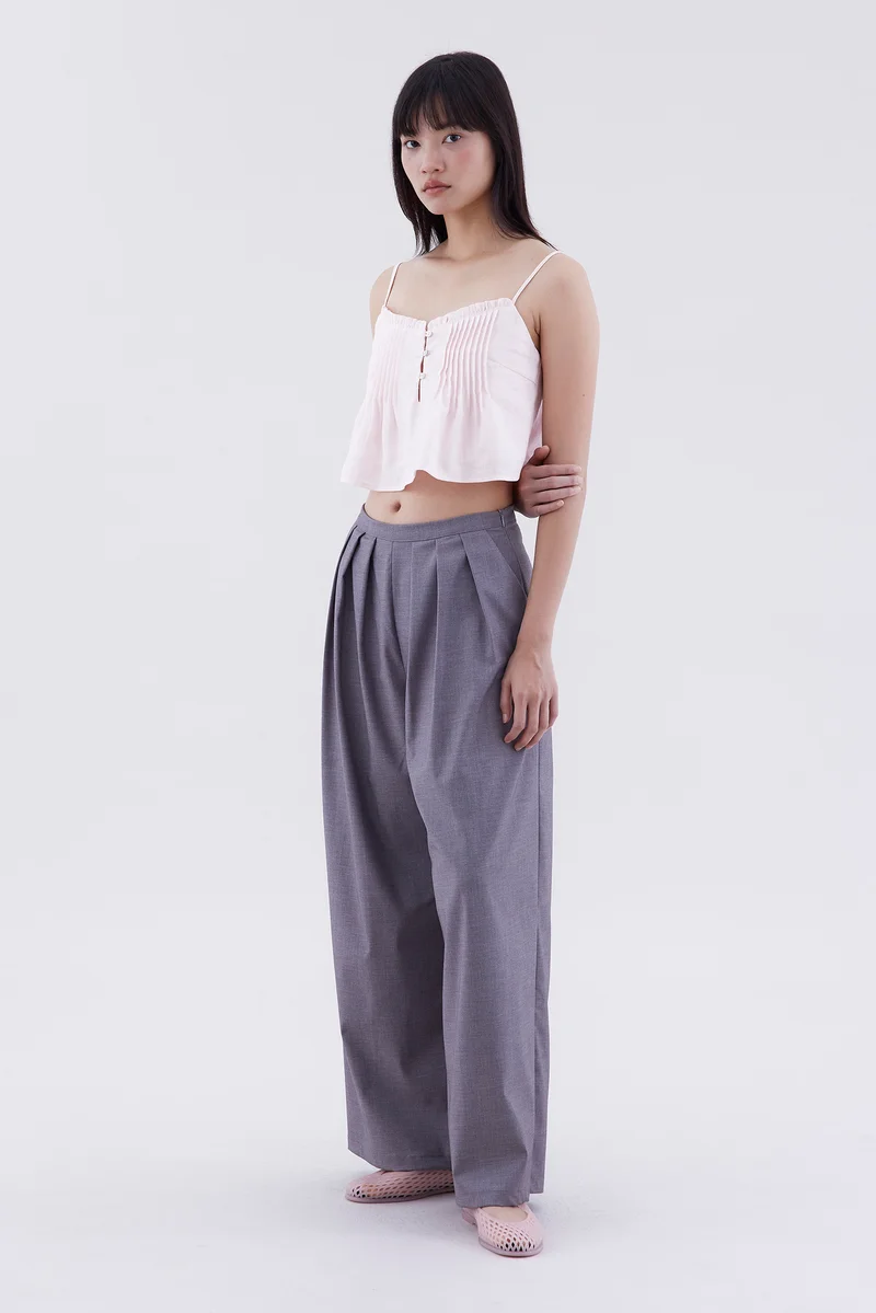 The Editor's Market Sherley Pin-Tuck Cami Top