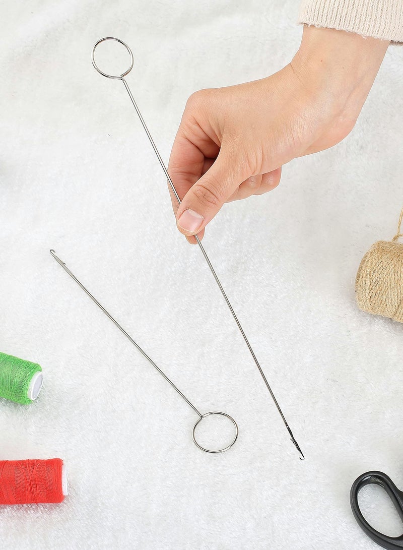 Excefore Loop Turner Hook with Latch, 2 Sizes (Long & Short), Stainless Steel Loop Turner for Fabric Tube Straps Belts Strips, DIY Knitting Accessories, Sewing Tools, Sewing Accessories and Tools. 4 pcs - Image 4