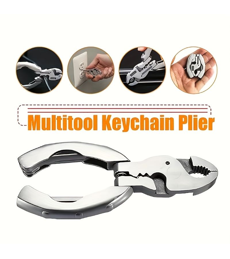 9 In 1 Multifunctional Stainless Steel Pliers Set With Screwdriver And Wrench - Image 4