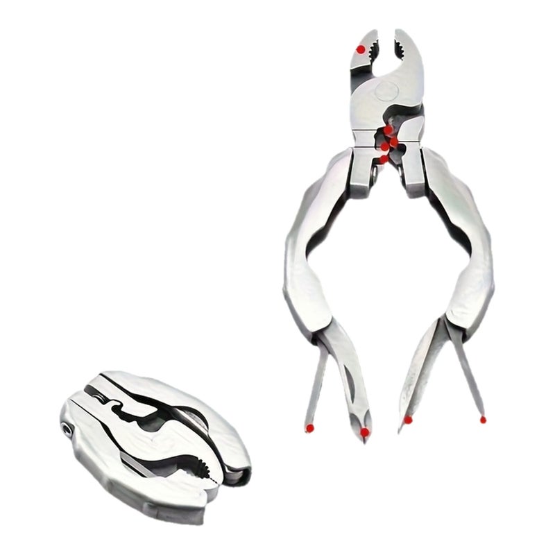 9 In 1 Multifunctional Stainless Steel Pliers Set With Screwdriver And Wrench - Image 1