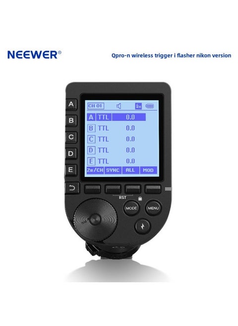 NEEWER/newer Upgraded Version QPRO-C Trigger Flash Wireless Flash Trigger Suitable For Sony Canon Ni-Color:Flash QPRO-N Wireless Flash Trigger Suitable For NikoN