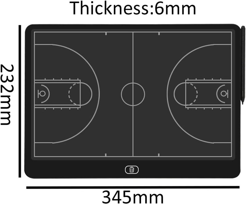 16 Inch LCD Strategic Screen for Basketball Instructors with High Observability Not Frown Technology and Smooth Writing Pen Sports Friend - Image 4
