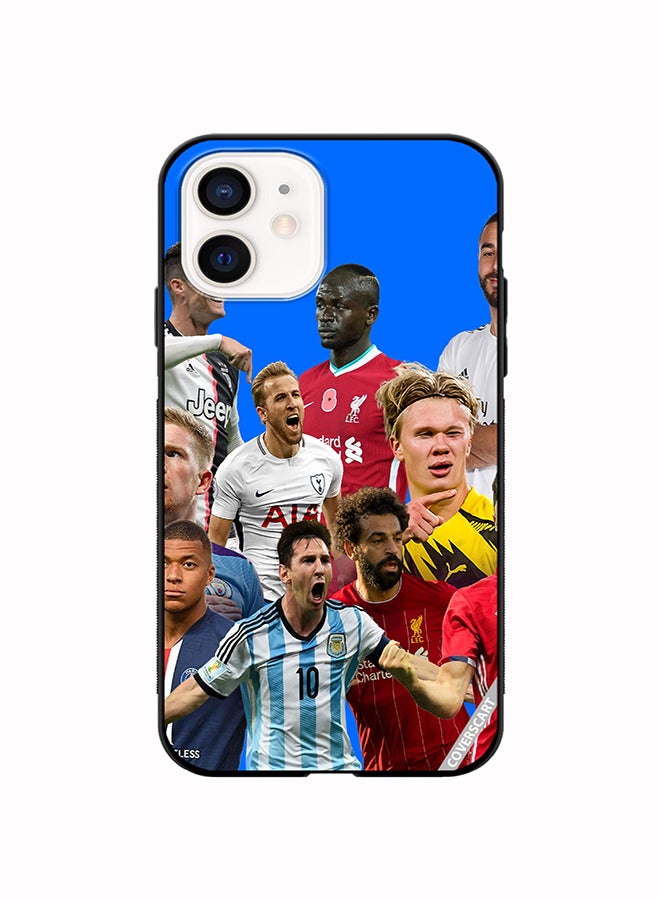 COVERSCART Protective Case Cover For Apple iPhone 12 All Football Stars Design Multicolour