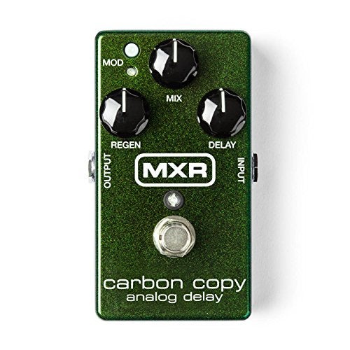 MXR M169 Carbon Copy Analog Delay Pedal Bundle with 2 Patch Cables and 2 Instrument Cables - Image 2