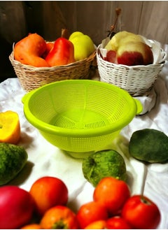 YOLO Multi Purpose Plastic Stainer Colander Washing Net for Fruits, Vegetable and Meat -30cm  - Image 3
