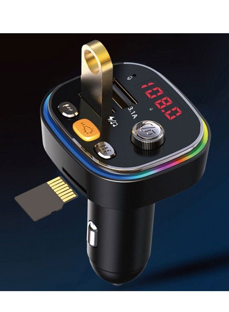 Car MP3 Support Voice Assistant 12-24V Car MP3 PD Fast Charging USB Charger - Image 3