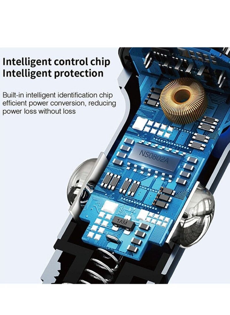 Car MP3 Support Voice Assistant 12-24V Car MP3 PD Fast Charging USB Charger - Image 5