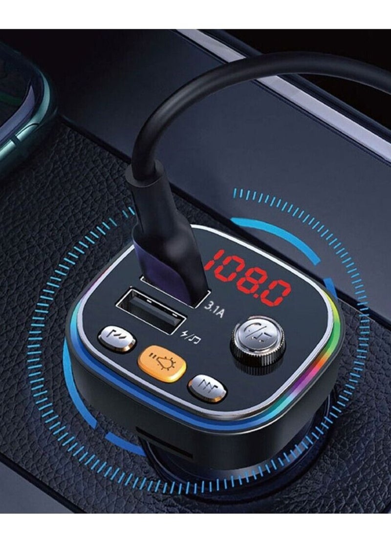 Car MP3 Support Voice Assistant 12-24V Car MP3 PD Fast Charging USB Charger - Image 4