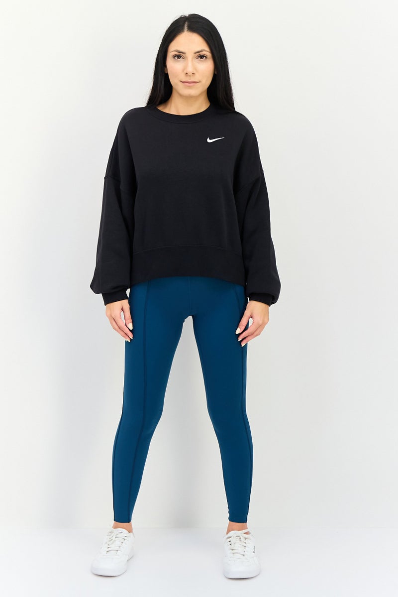 Nike Women Loose Fit Outdoor Sweatshirt, Black - Image 3