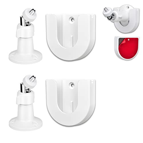 StartVision 2pack Strong Adhesive Wall Mount +Adjustable Indoor/Outdoor Security Wall Mount Compatible with Arlo Pro/Pro 2/Pro 3/Ultra/Ultra 2,Ring Indoor Cam(1st Gen) , eufyCam E/2C - Image 1