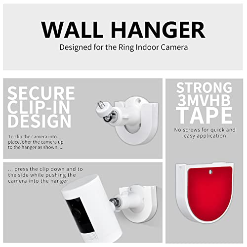 StartVision 2pack Strong Adhesive Wall Mount +Adjustable Indoor/Outdoor Security Wall Mount Compatible with Arlo Pro/Pro 2/Pro 3/Ultra/Ultra 2,Ring Indoor Cam(1st Gen) , eufyCam E/2C - Image 4