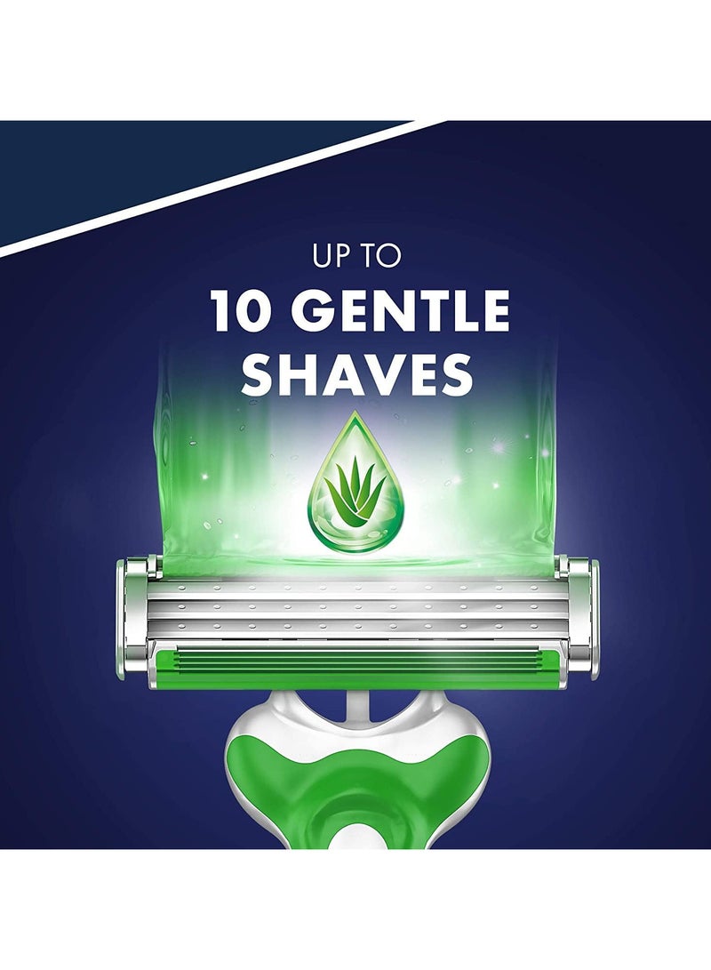 جيليت بلو 3 كومفورت جل للبشرة الحساسة - 3 شفرات حلاقة - Image 3